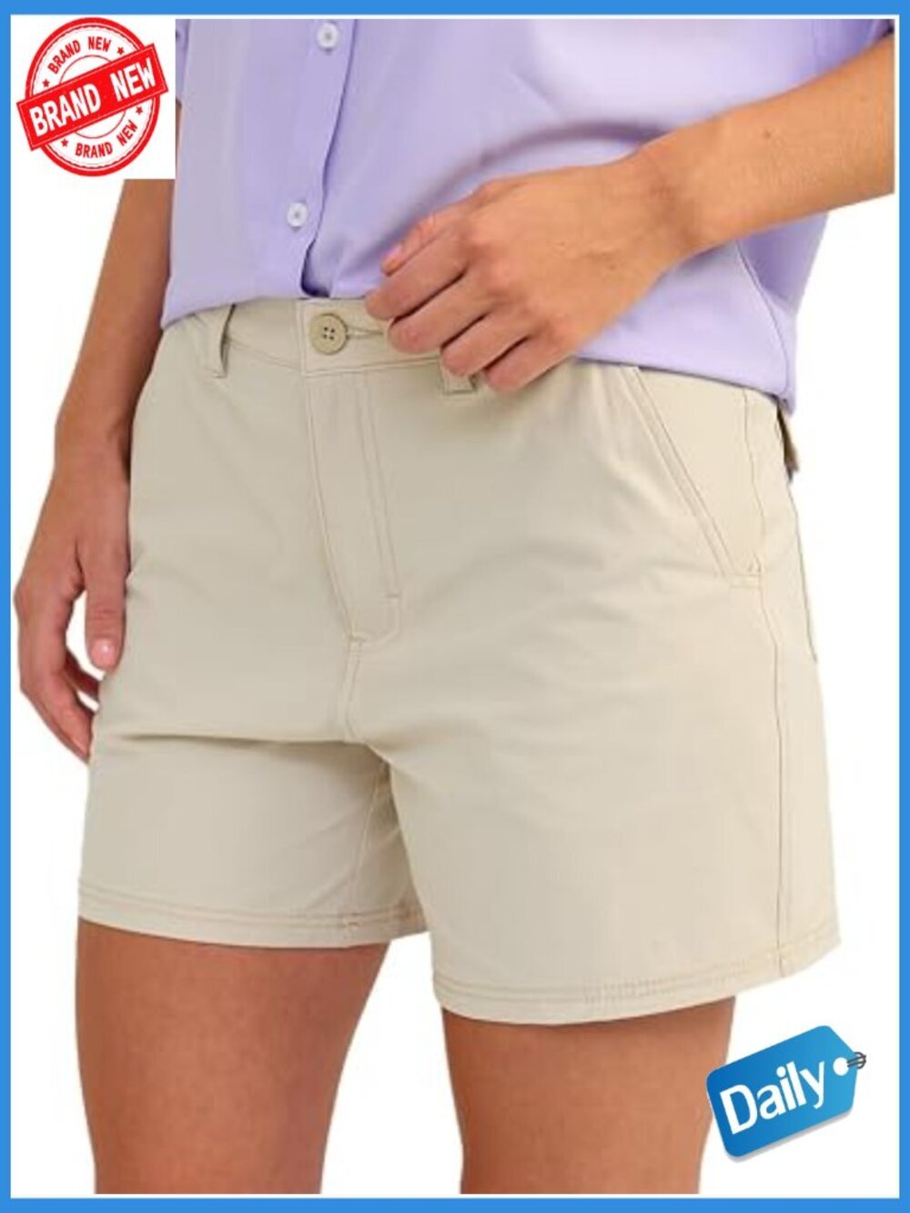 Quick-Dry Fishing Shorts with UPF 30+ Sun Protection and Stretch